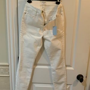 White Skinny Jeans - Frame - NWT